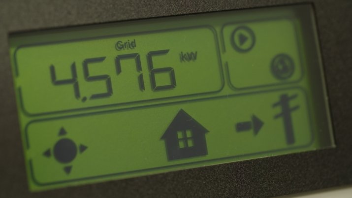 Detail Stromspeicher Photovoltaik Anzeige