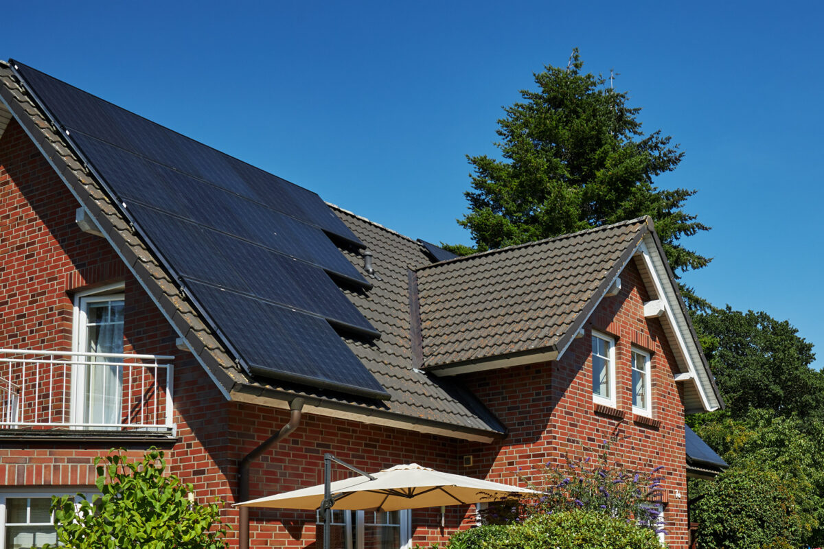 Photovoltaikanlage auf Hausdach