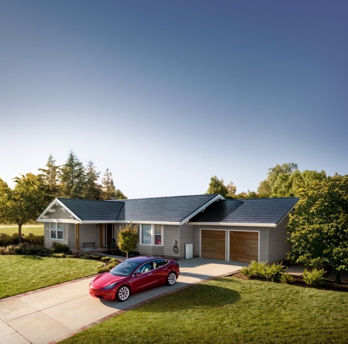 Symbolbild Tesla Solar Roof